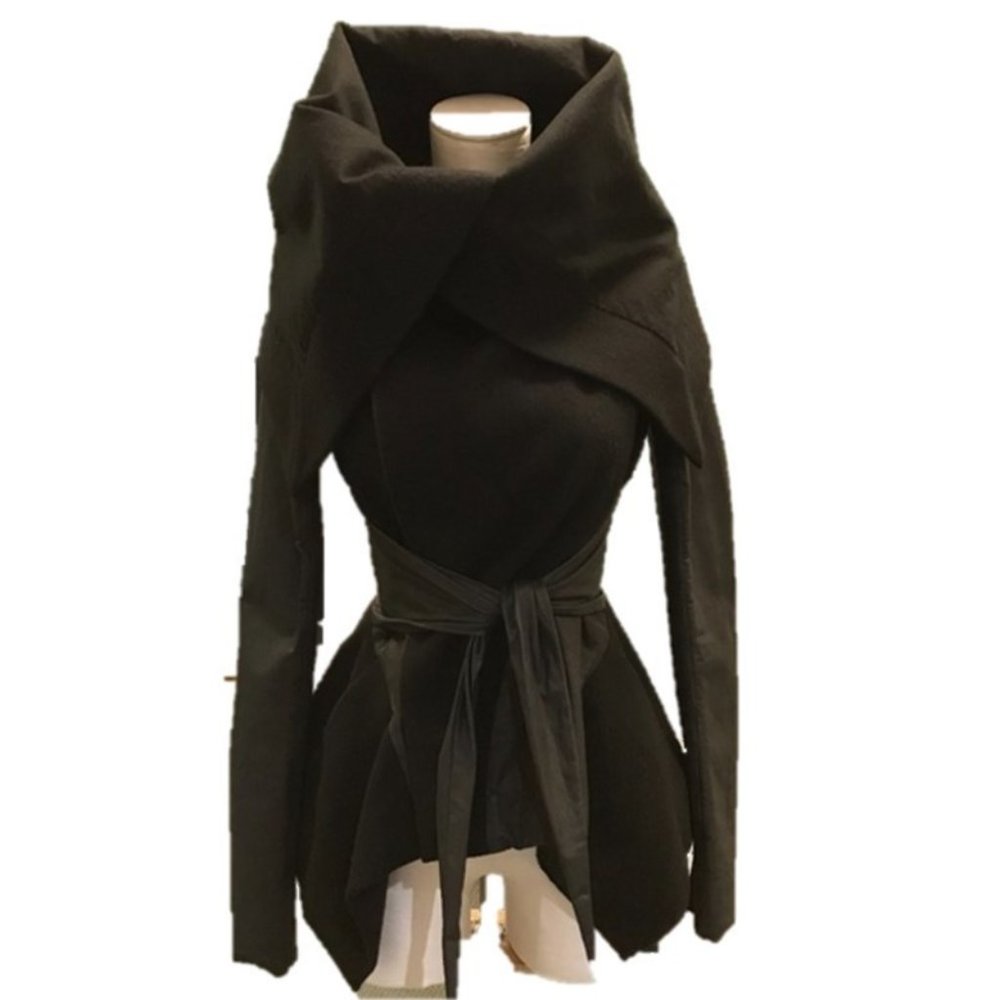 Rick Owens Wool Leather Jacket